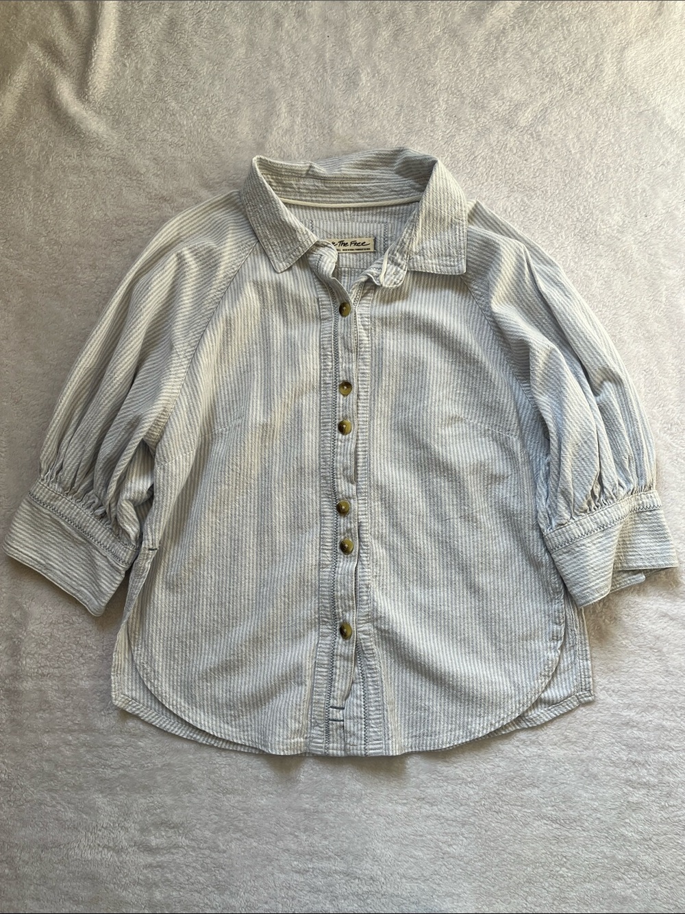 Free People Button-Up Shirt
